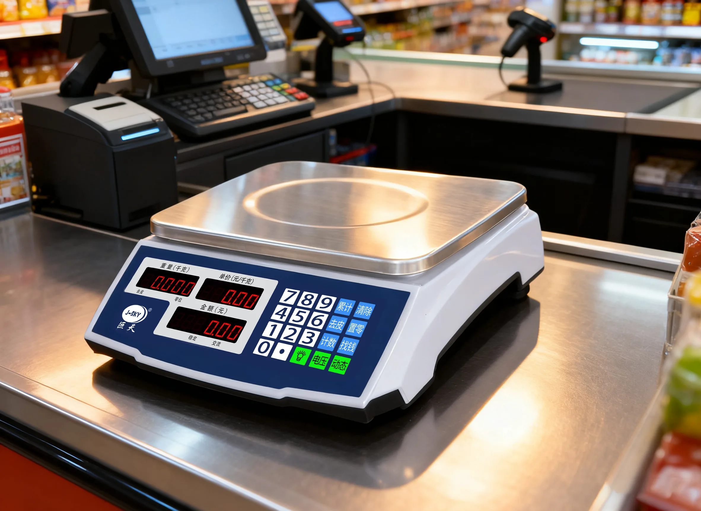 Pangkalahatang -ideya ng Electronic Table Scale.