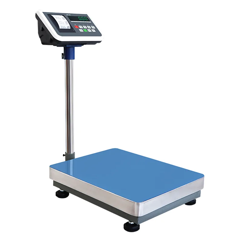 Electronic Platform Scale na may Built-in na Label Printing Function